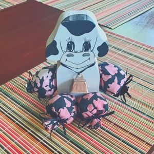 Vintage Cow with bell